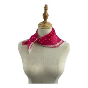 Gap Pink Dot Square Scarf